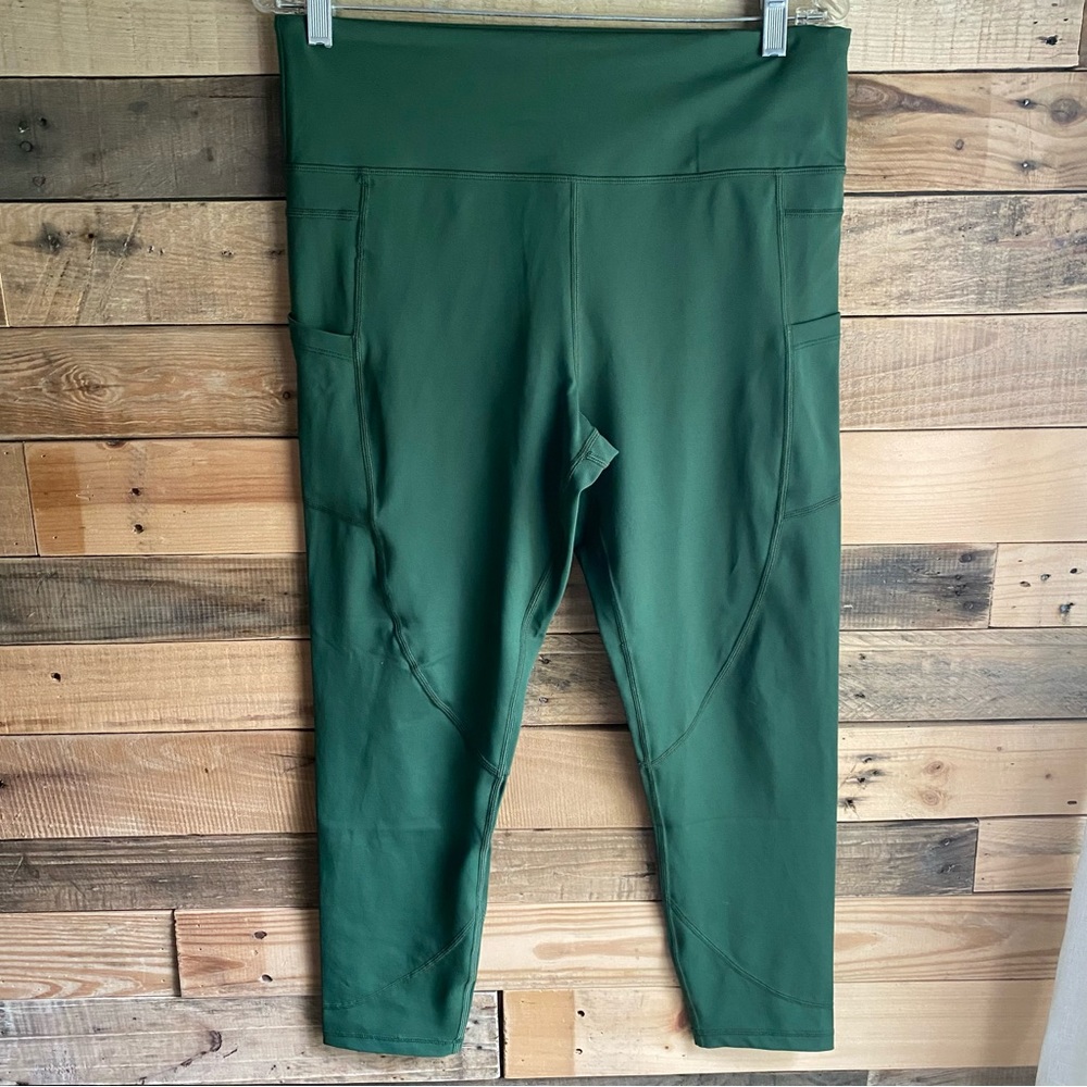 Zyia Active Light n Tight Green Size 16/18 Leggings